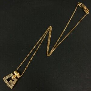 Givenchy G Logo Rhinestone Gold Tone #185883G36